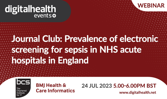 Journal Club:   Prevalence of electronic screening for sepsis in NHS acute hospitals in England