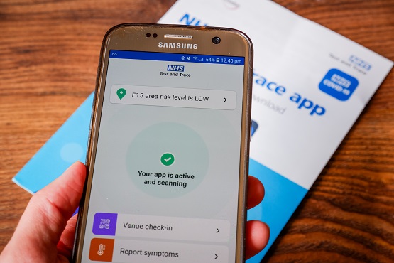 NHS Covid-19 app updated to reduce number of ‘pings’