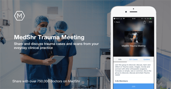 MedShr social media-style platform launches online trauma meeting